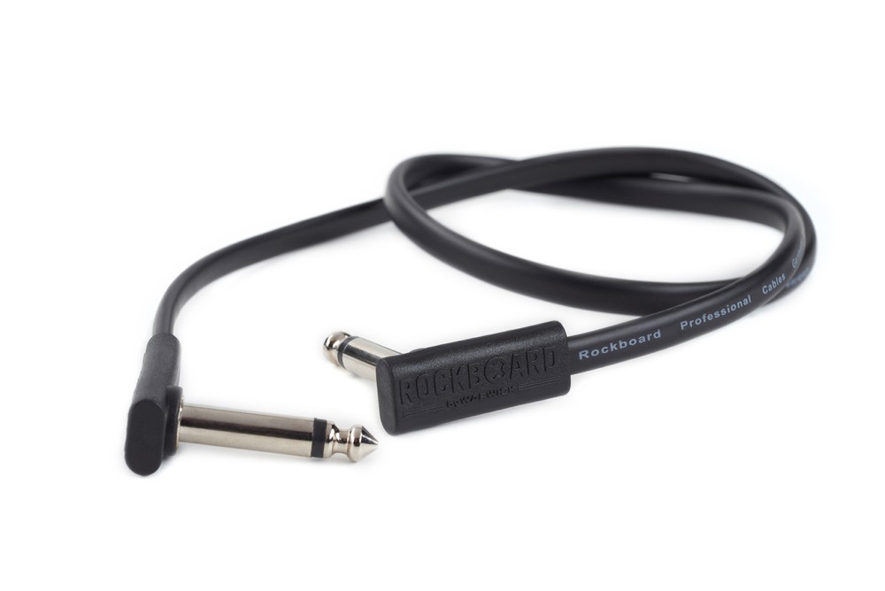 RockBoard Flat Patch Cable 20cm / 7.87" Black