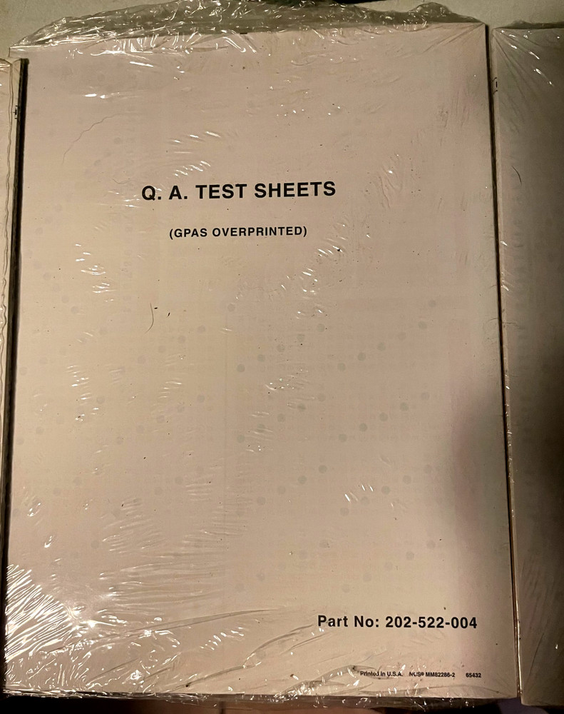 NCS Pearson Test Sheets for Opscan Optical Mark Readers, OMR