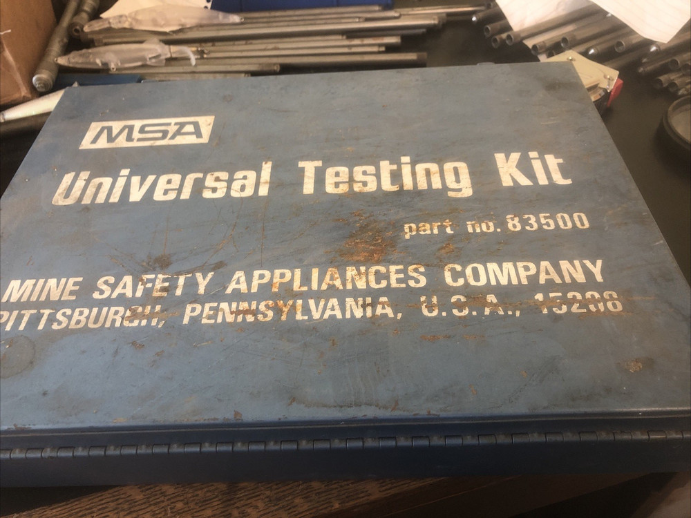 MSA Universal Testing Kit No.83500 Mine Safety Appliance Testing Unit