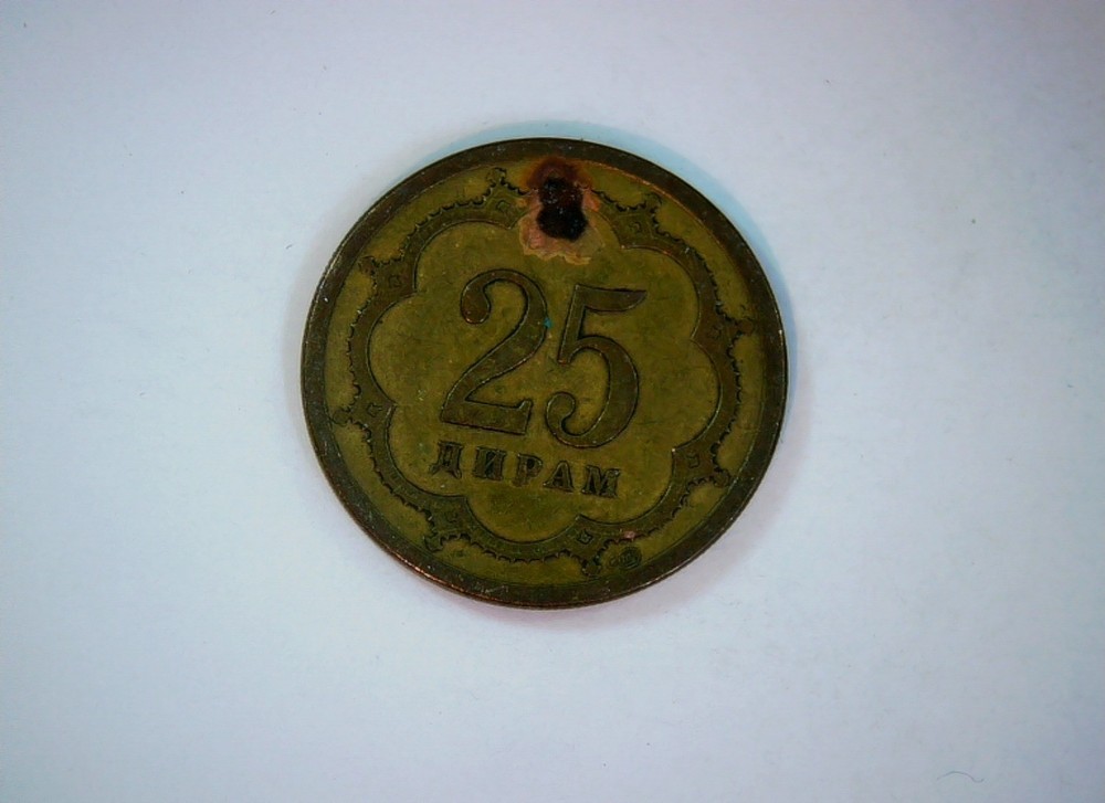 Tajikistan 2001 25 Diram Coin