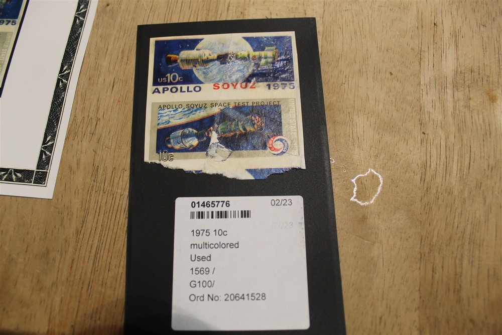 US 1569 - 70 IMPERFORATE PSE CERTIFICATE PAIR