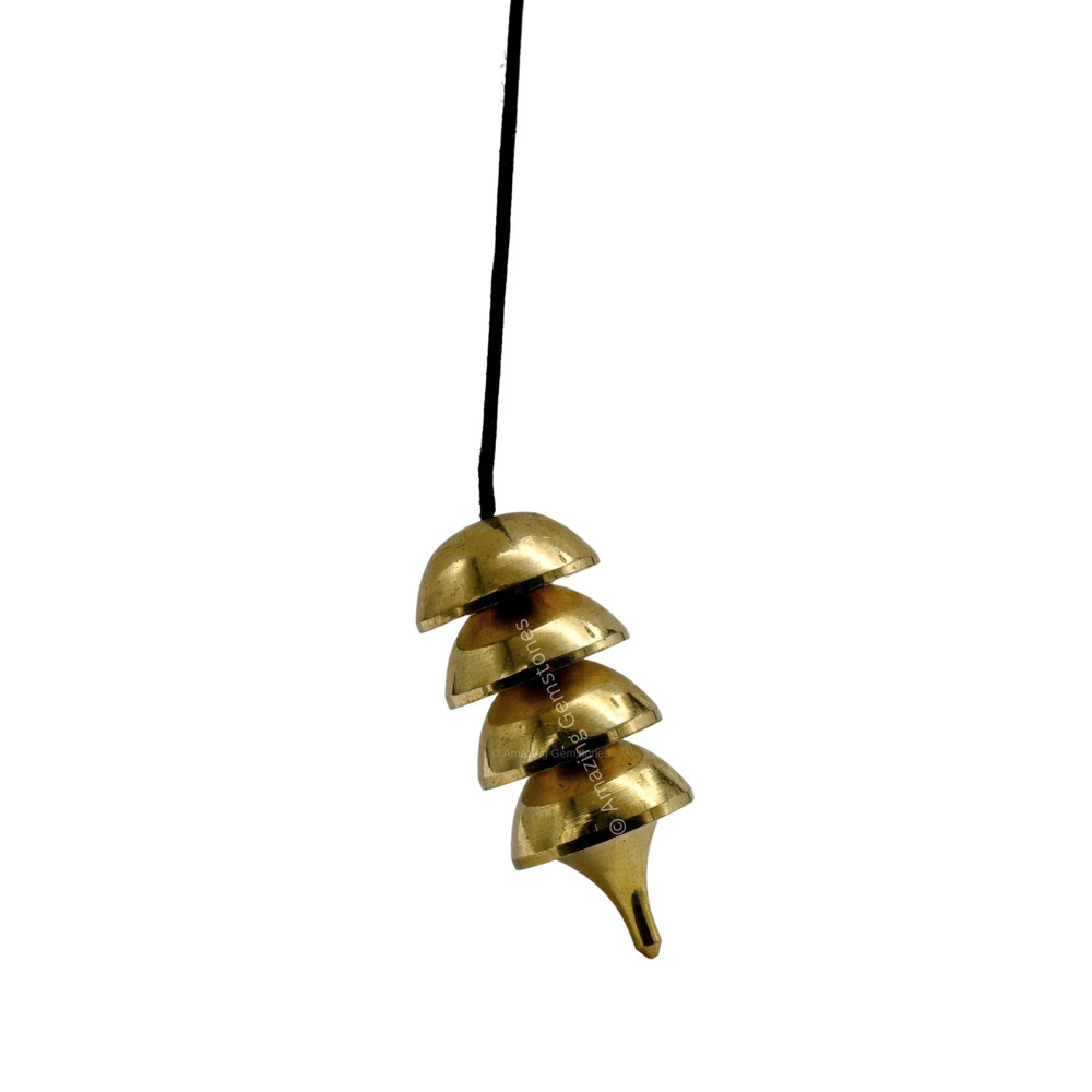 Gold Osiris Steel Copper Pendulum for Divination
