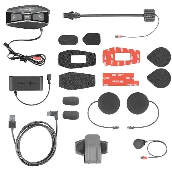 Interphone Cellularline Motorcycle Intercom Model U-Com 16 Bluetooth & Mesh