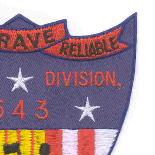 RIVDIV 543 River Division Patch Proud Brave Reliable