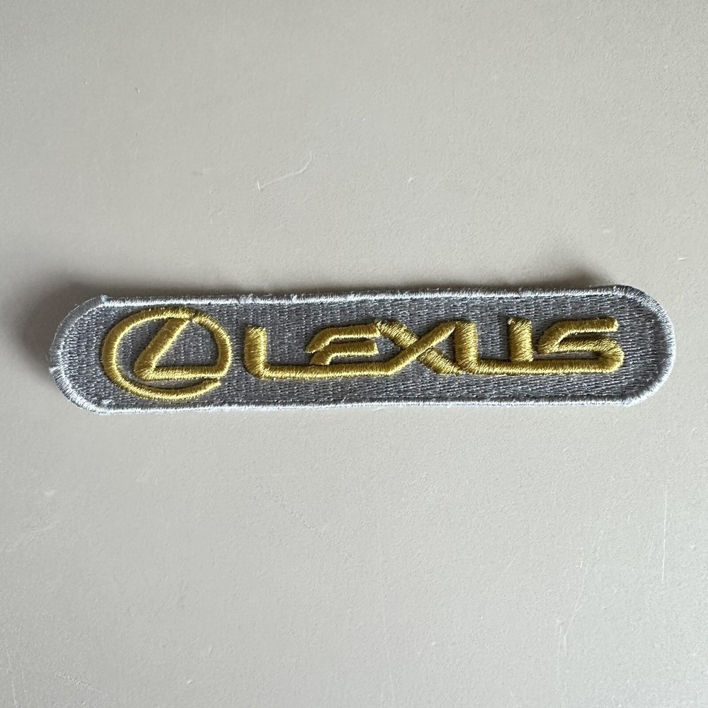 Lexus Patch Embroidered 5” Gray Gold