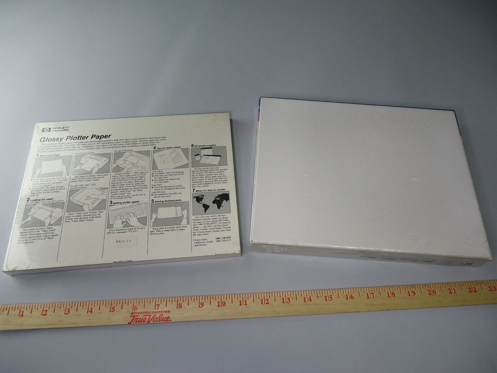 Hewlett Packer plotter paper glossy and non glossy 350 sheets