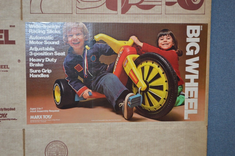 MARX BIG WHEEL BOX ONLY --- GREAT CONDITION !! # 5045