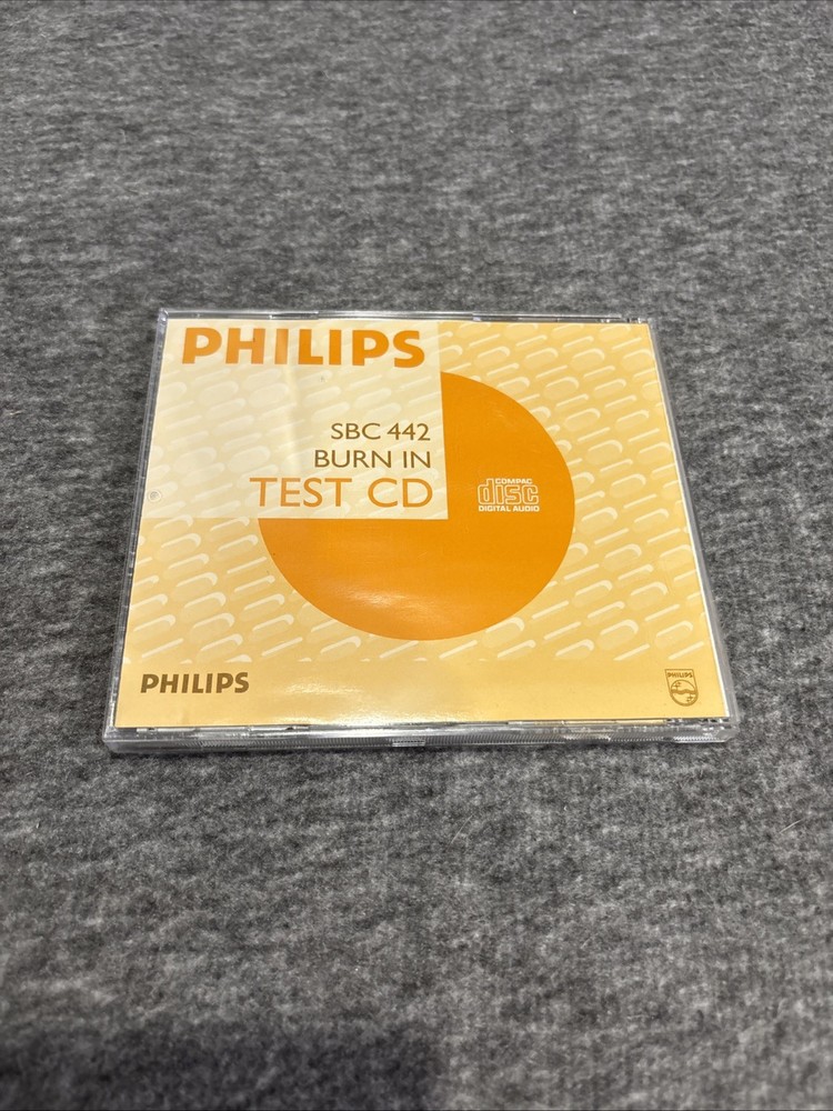 Philips SBC Test CD /Test Disc RARE Hard To Find