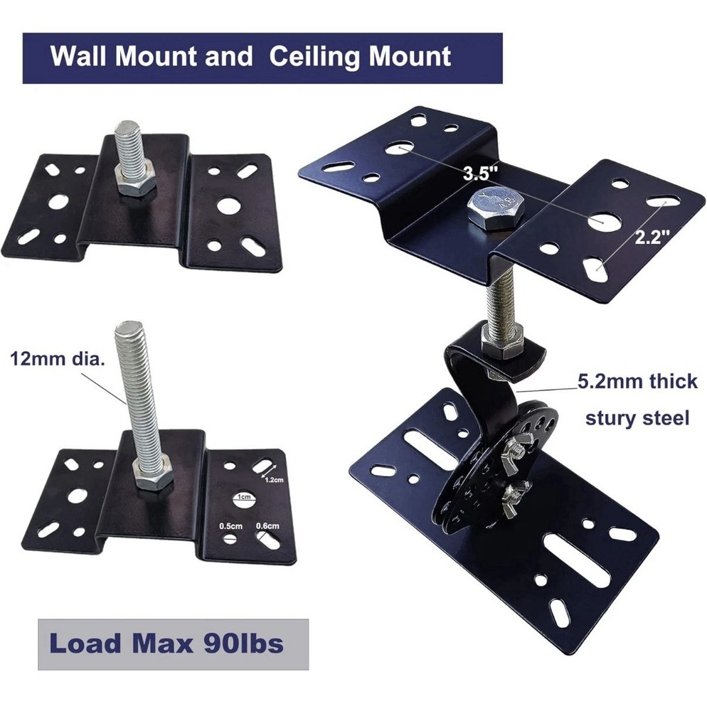 SPS-506B Ceiling Speaker Mounts Wall Mount, Horizontal 360 Degree