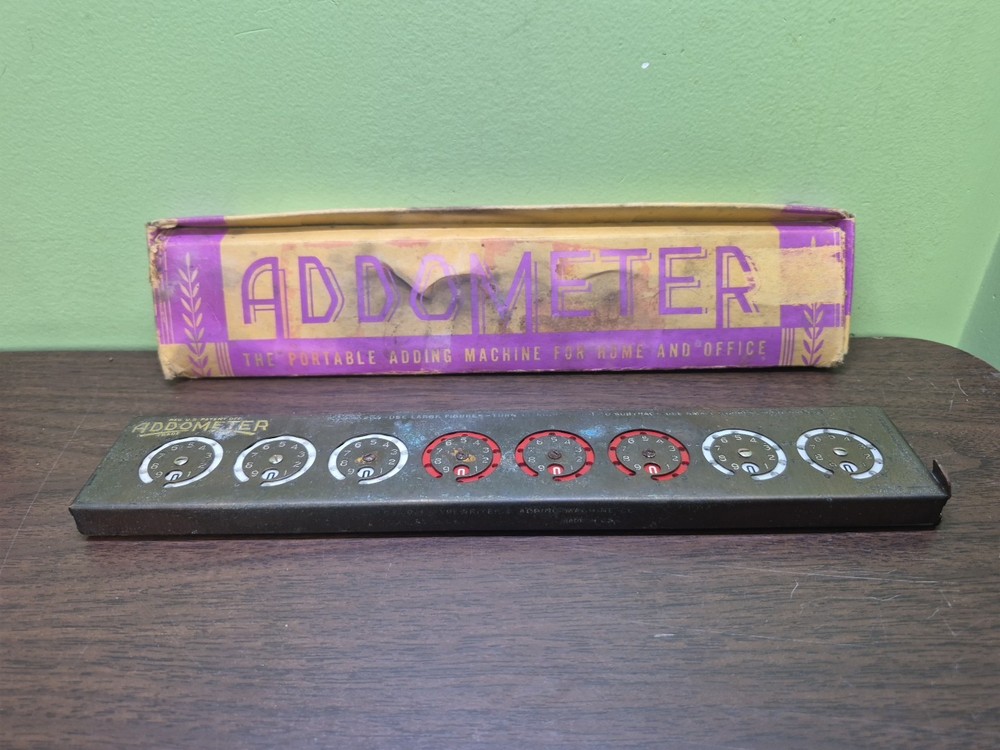 Vintage Addometer Read