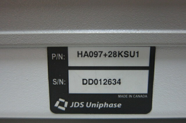 JDS Uniphase JDSU HA9 Optitical Attenuator, HA097+28KSU1