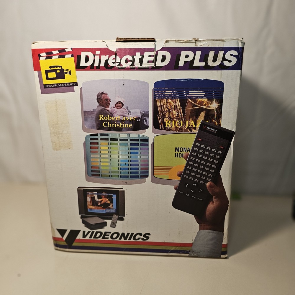 VIDEONICS DIRECTED PLUS  MANUAL REMOTE CONTROL Complete NOS?