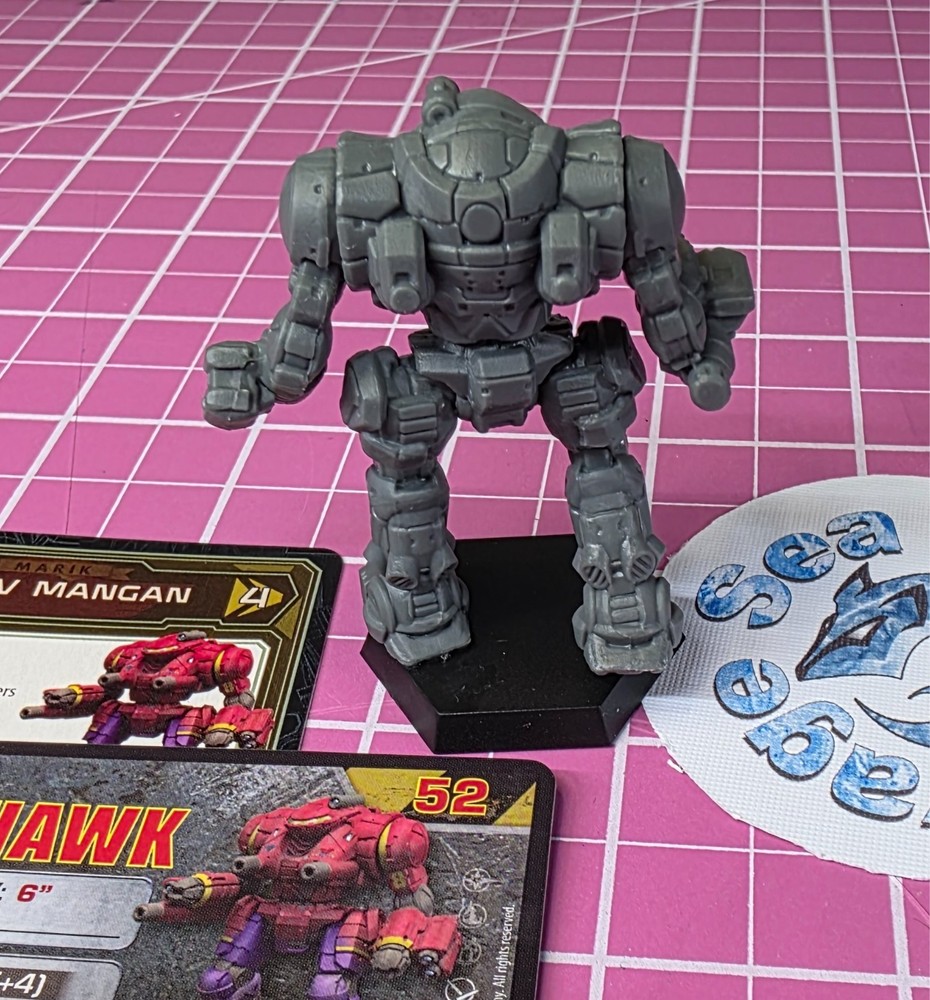 BattleTech Thunder Hawk Mech -- Star League Command Lance + Cards