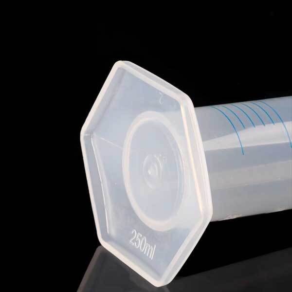 10ml-2000ml Plastic Measuring Cylinder with Scale, Blue Print, Lab Supply