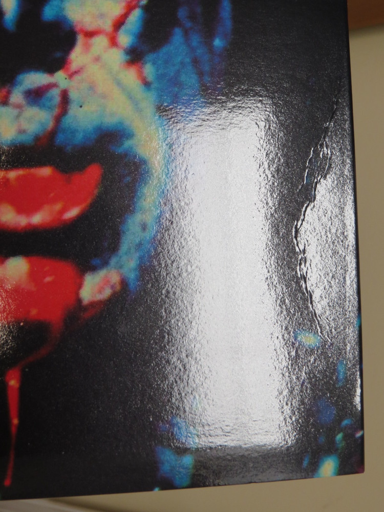 KISS DIAMONDS IN THE DUST PURPLE SPARKLE VINYL RECORD