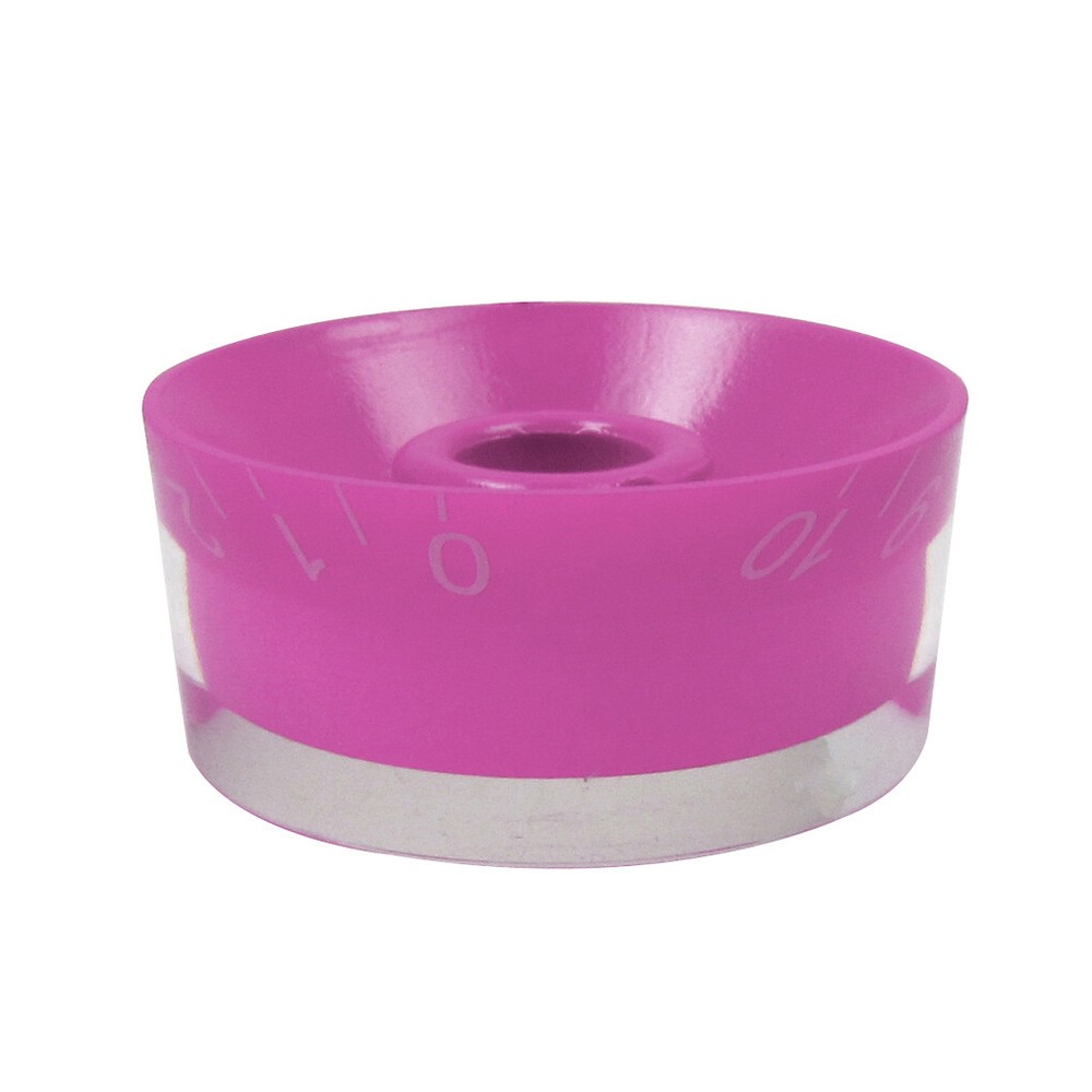 FLEOR 20PCS Fuchsia Barrel LP Guitar Volume Tone Knob Control Speed Knobs Button