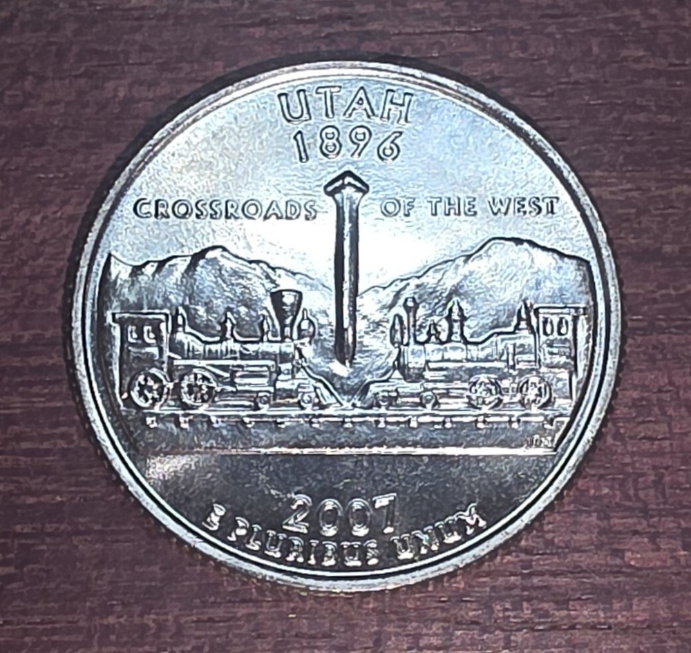 2007-D - Utah - U.S. State Quarter- UNC from US Mint