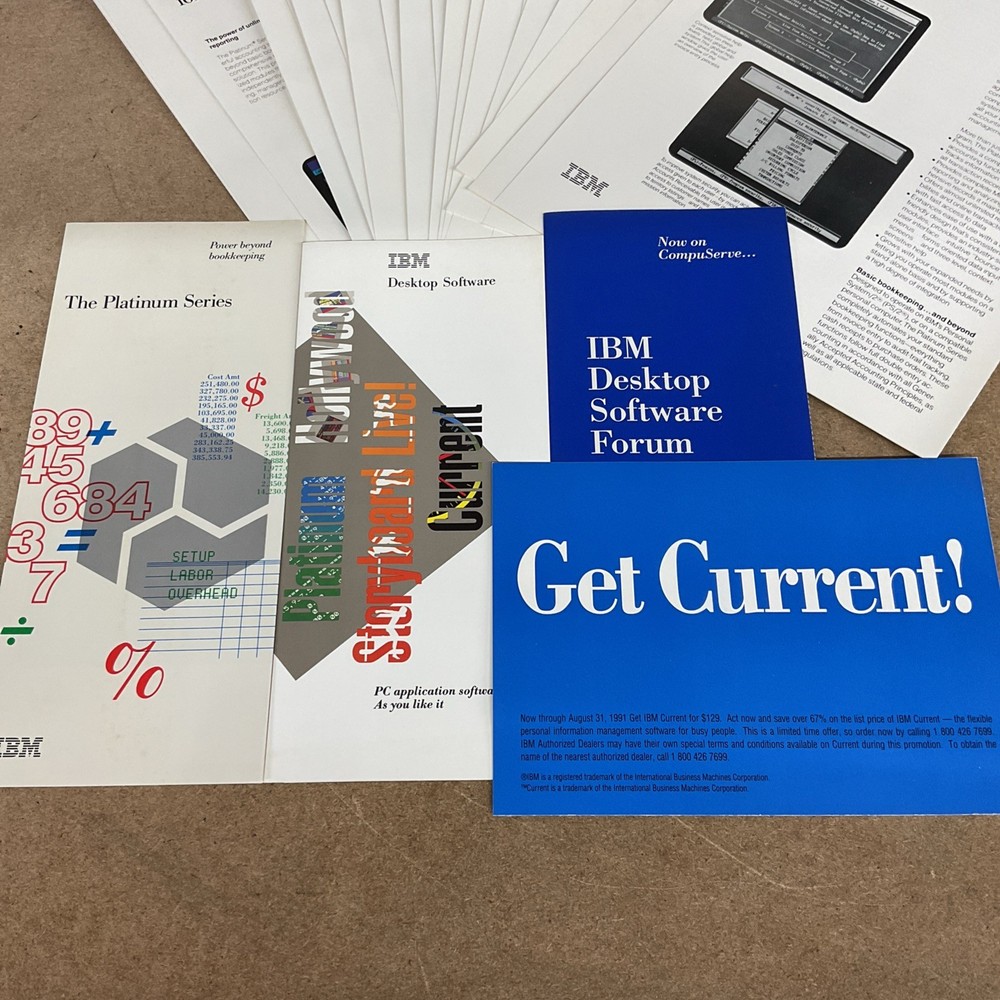 IBM Desktop Software Platinum Series Information Package Vintage Computing