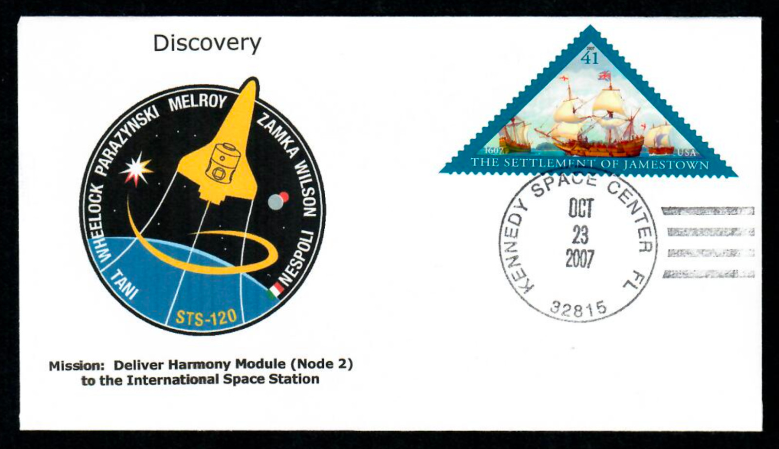 STS-120 Launch Cover