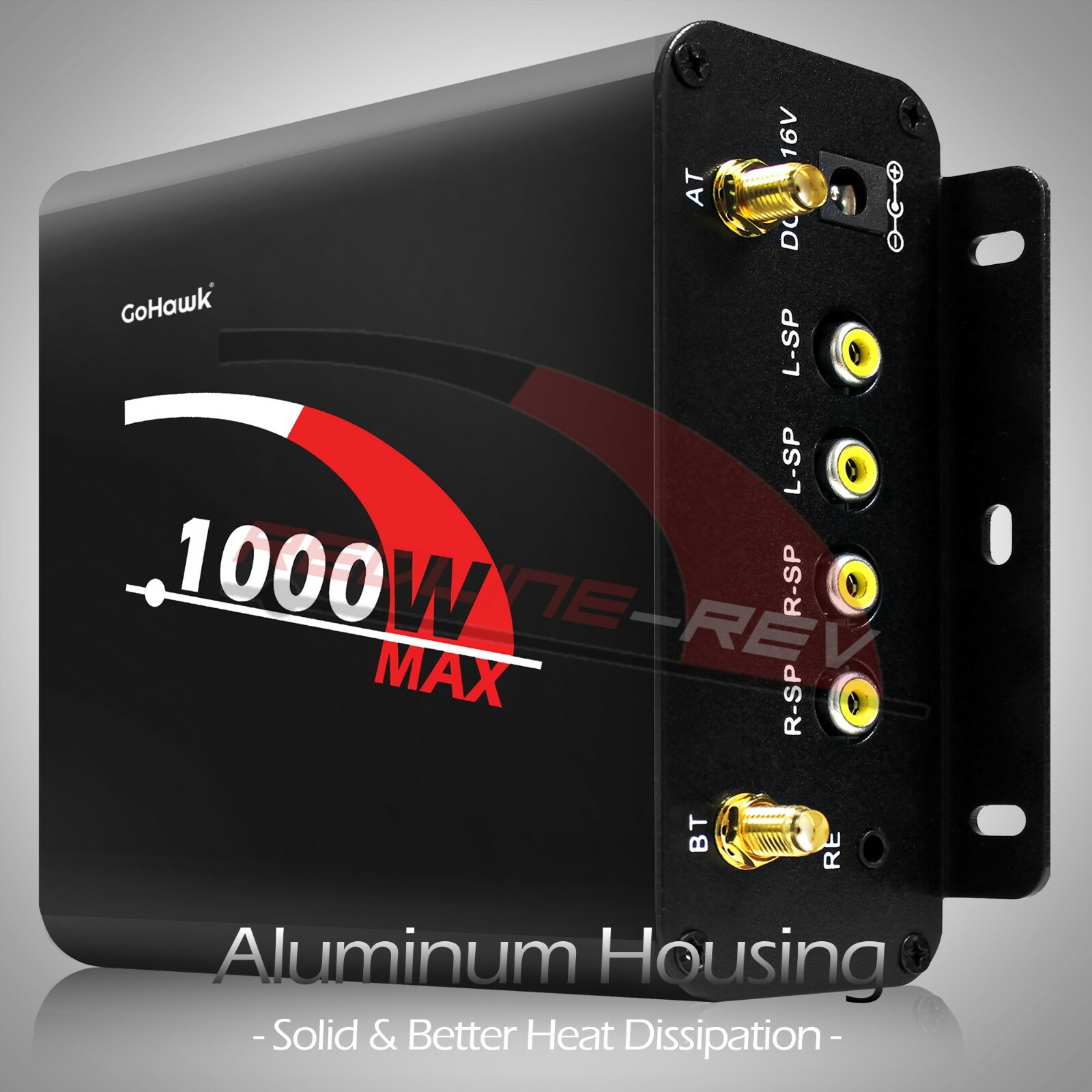 1000W Amp Motorcycle Waterproof Bluetooth Stereo 4-Speakers Audio MP3 System ATV