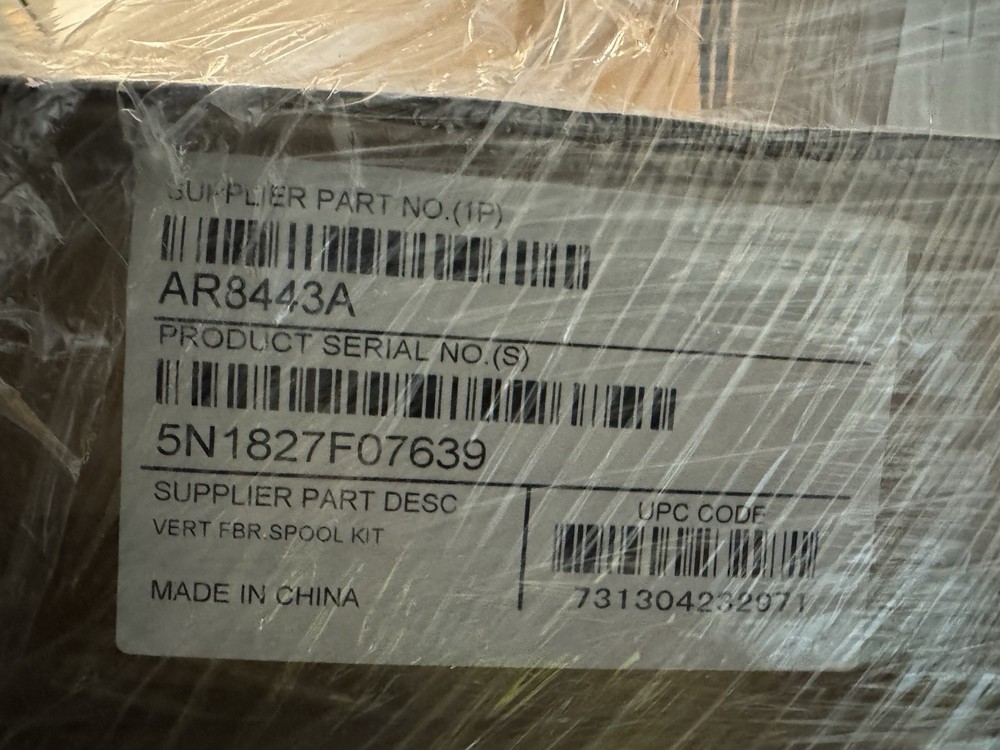 APC AR8443A Rack Cable Management Panel Black 0U New Box Opened