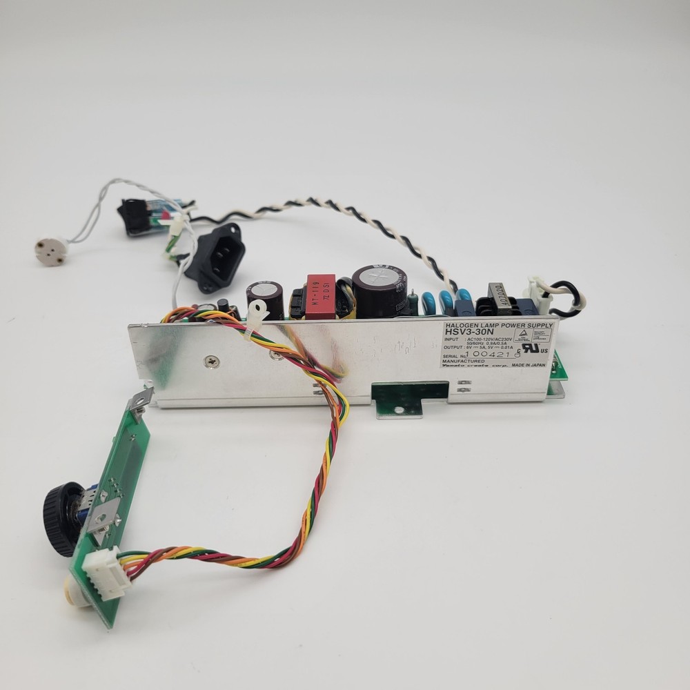 Nikon Microscope 50i Electronics Replacement Power Board, Rheostat, Switch, Lamp