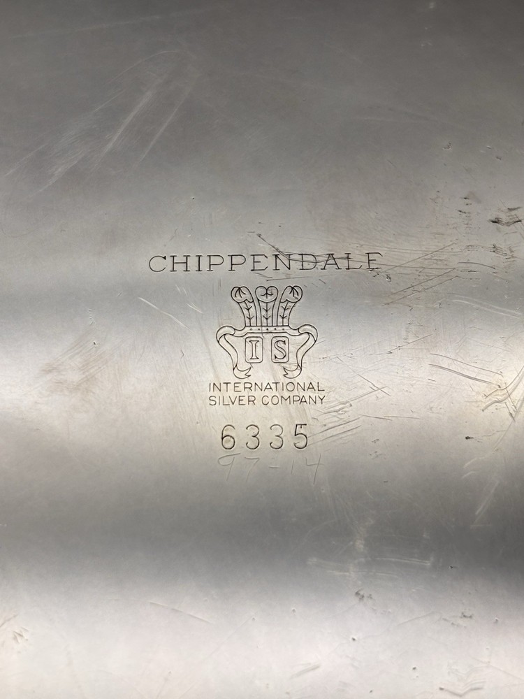 Chippendale 10” Silver Plate Serving Bowl 6335
