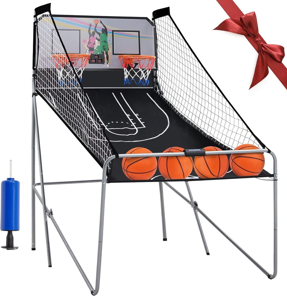2 Player Electronic Basketball Game with Scoring