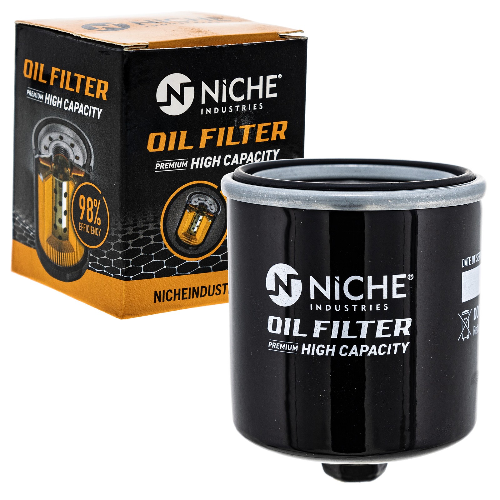 NICHE Oil Filter for Polaris 2520799 Ranger 500 425 Sportsman 570 RZR XP Turbo