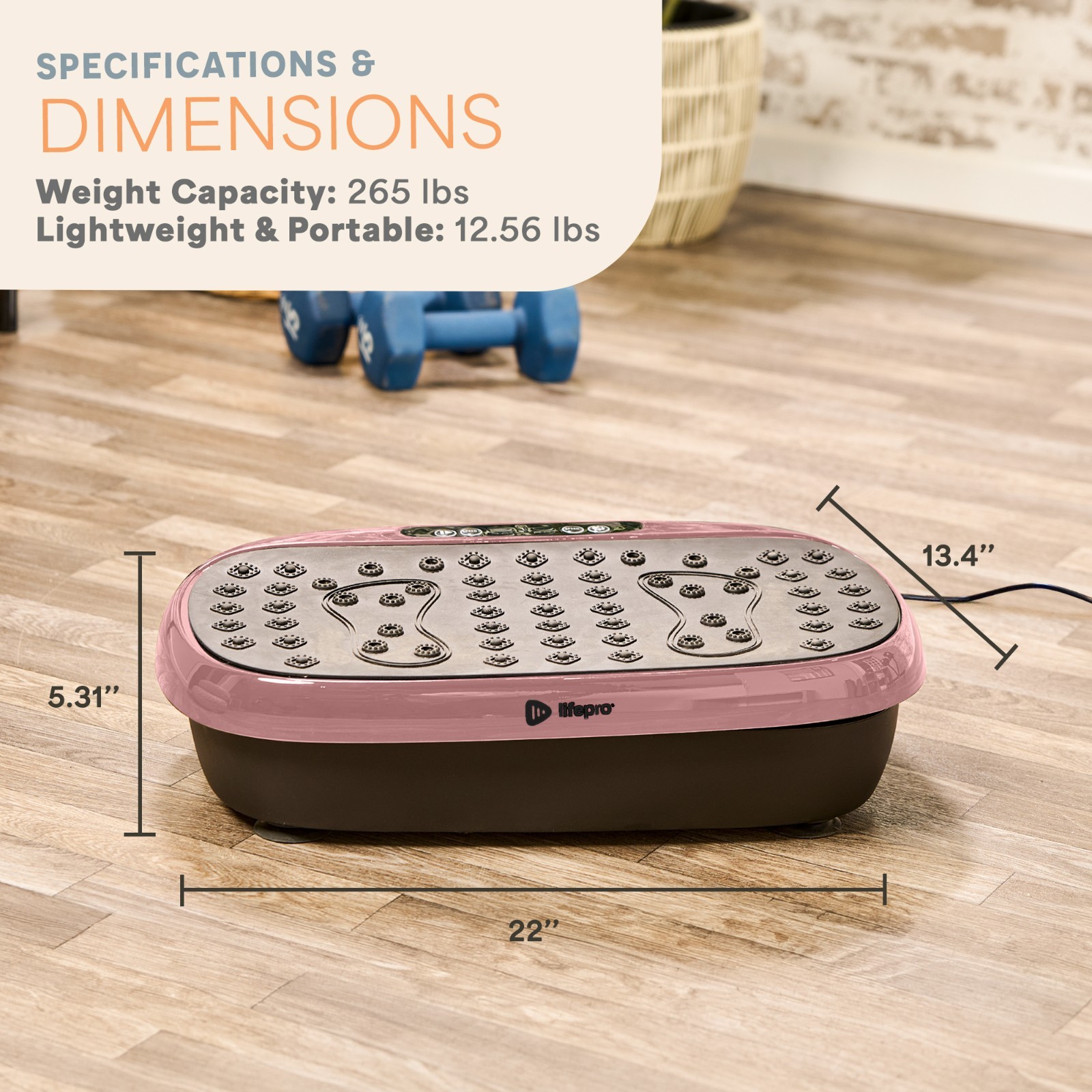 LifePro Vibration Plate Exercise Machine for Weight Loss & Lymphatic Drainage