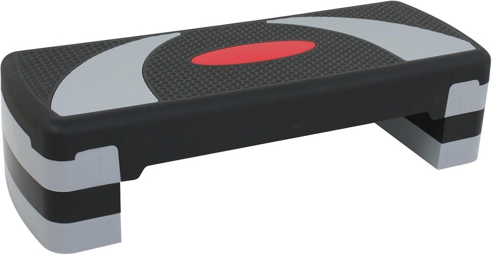 31’’ Aerobic Step Platform, Adjustable Exercise Workout Stepper with Stable Rise