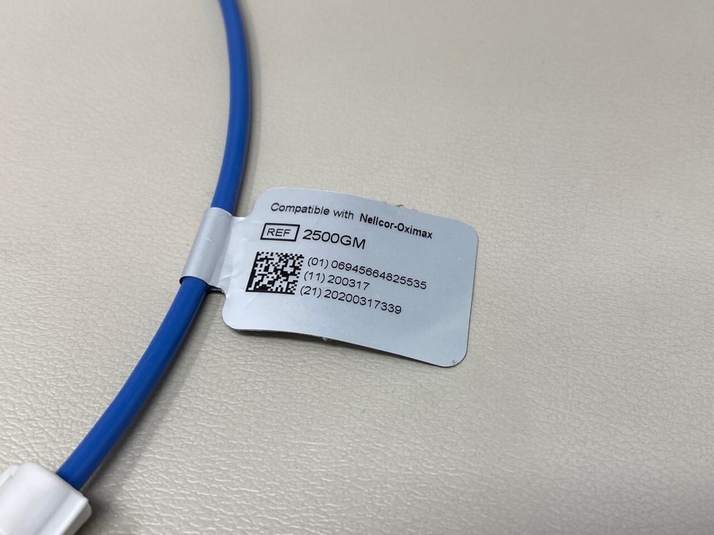 Nellcor 2500GM 12" SpO2 Oximax Adapter Cable