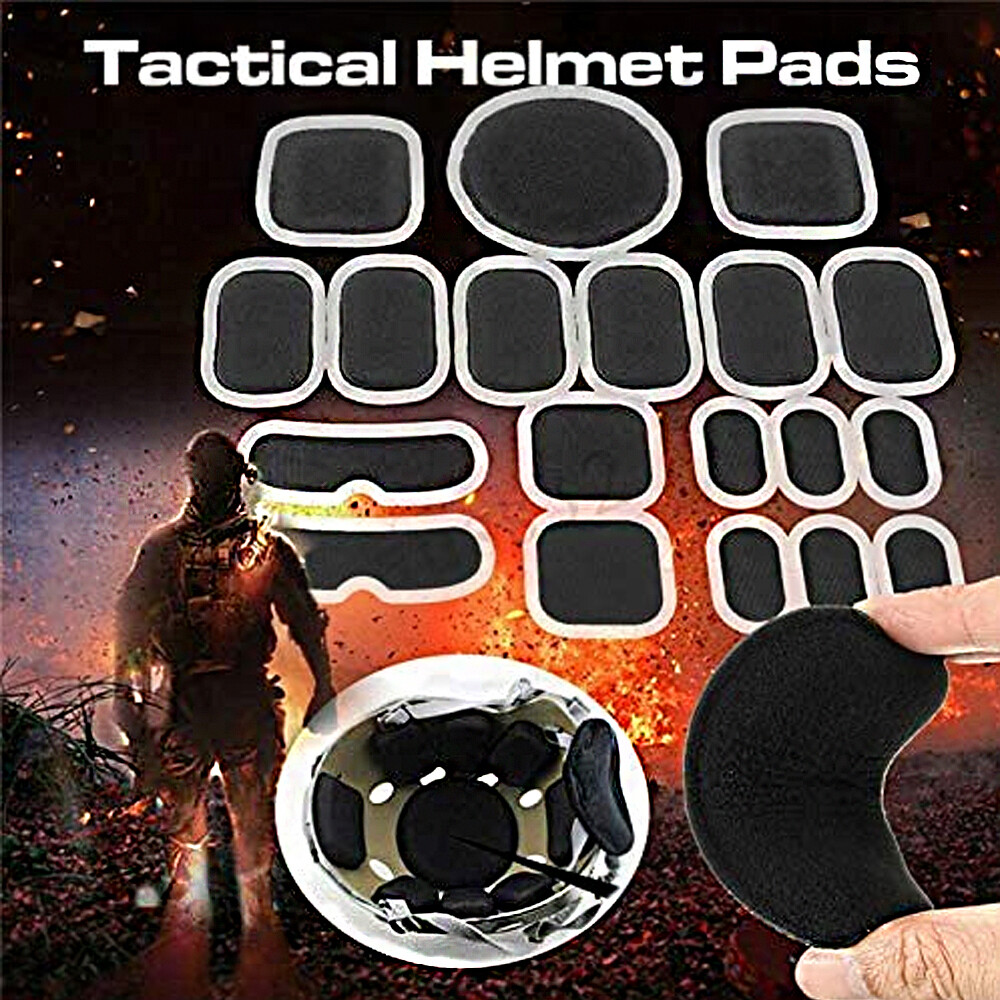 Tactical Helmet Protective Pads Replacement Set Memory Foam Pads Padding Kits