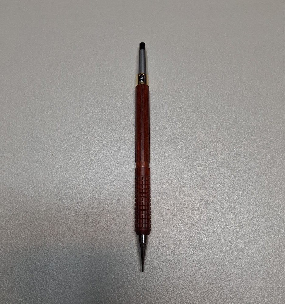 Handcrafted Pentel PG5 Mechanical Pencil – Low Centered Design, Segmented Wood