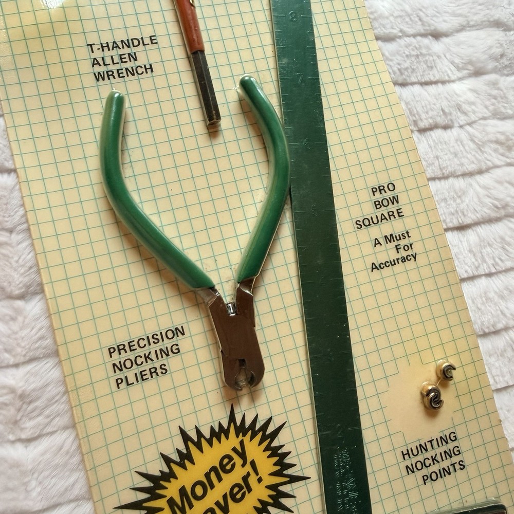 The Game Tracker Precision Value Pac Archery Tool Set – Nock Pliers, Bow Square