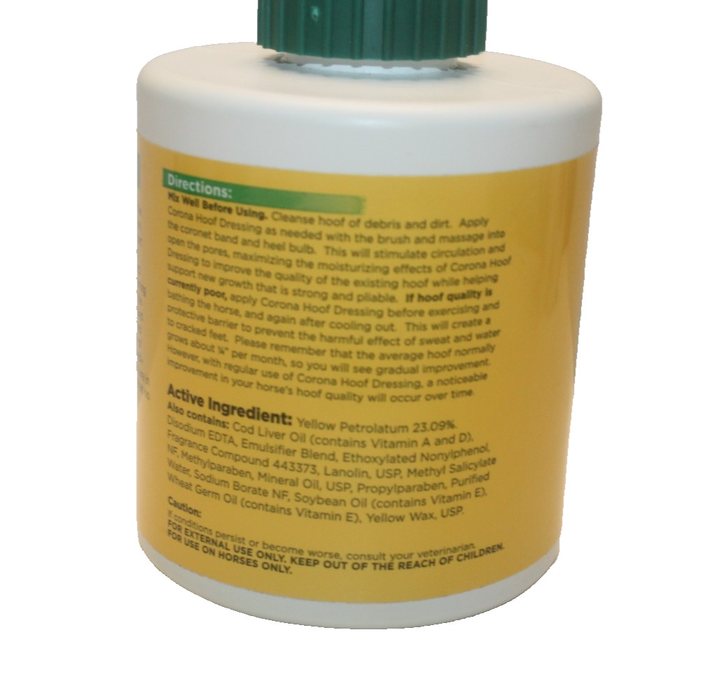 Corona Moisture Balancing Hoof Dressing Restores Damaged Horse Hooves 32 Oz~ New