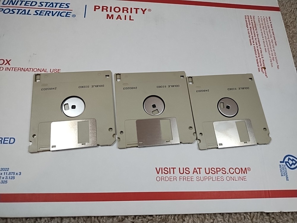 Vintage Compaq DOS Software MS-DOS OEM Diskette Disk 3.5 Operating System 5.0