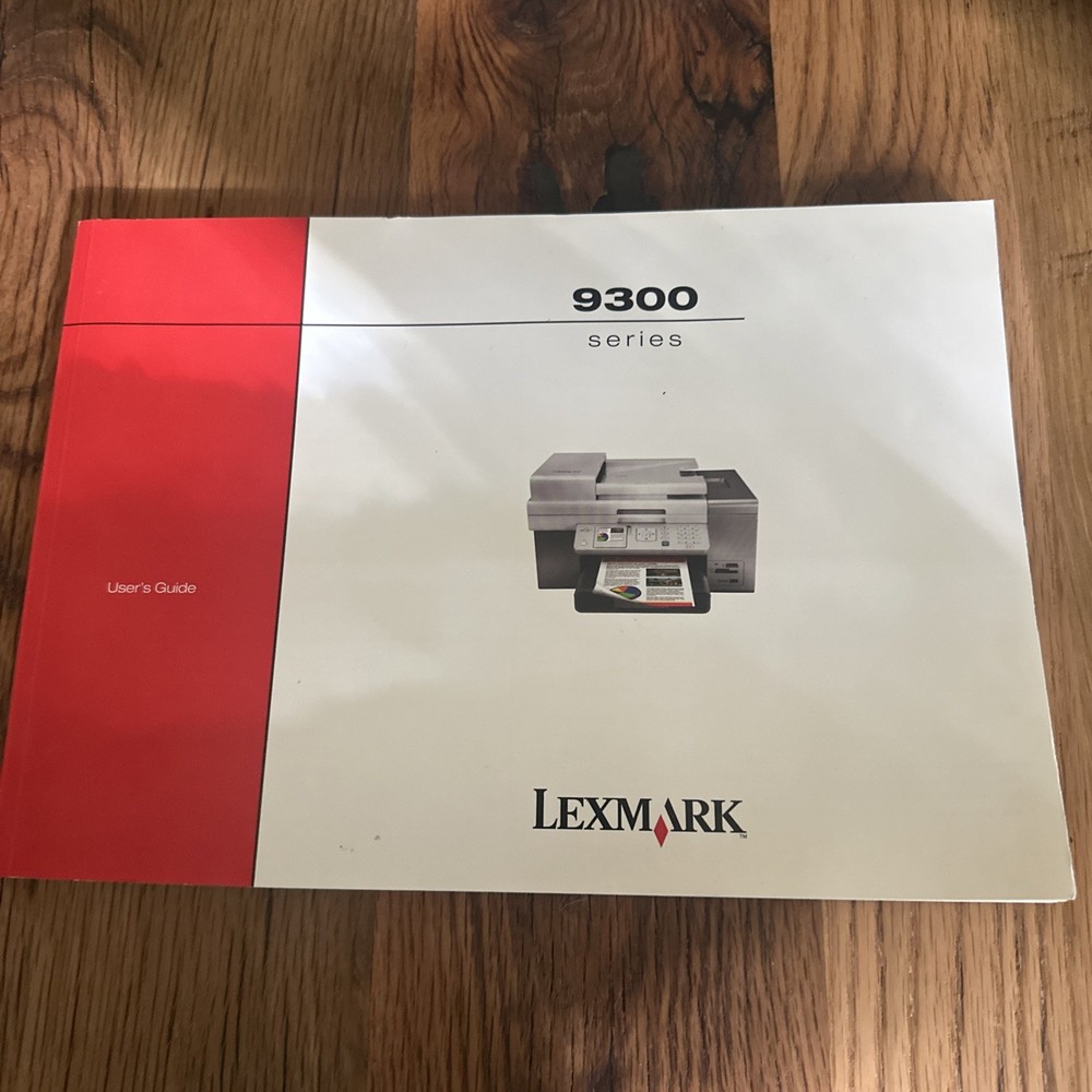 Lexmark 9300 Series User Guide