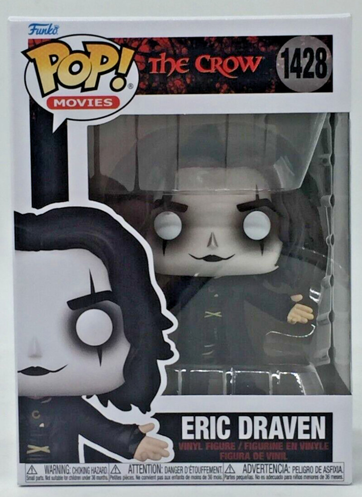 Funko Pop! Movies The Crow Eric Draven #1428 With Pop Protector