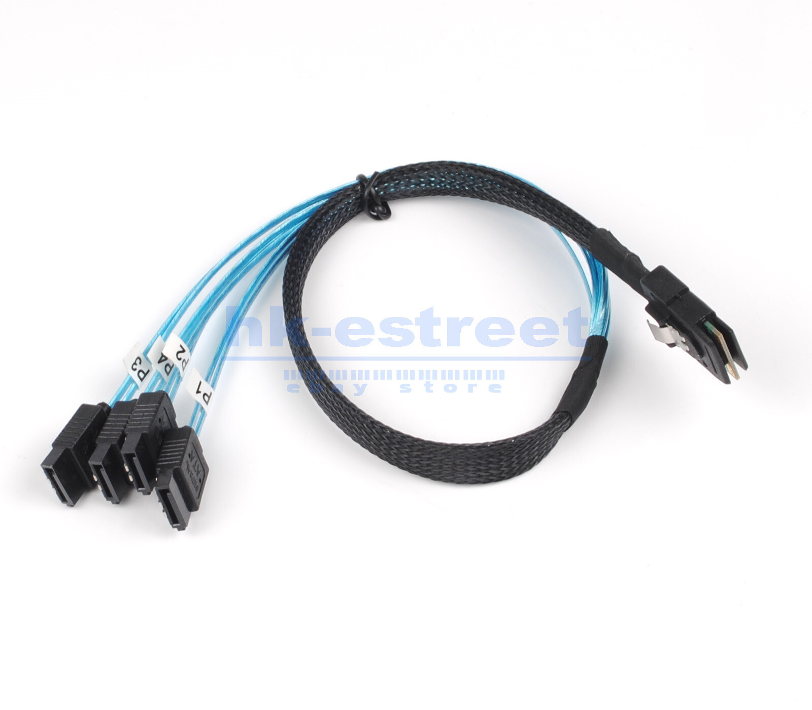 Lot Mini SAS to 4-SATA SFF-8087 Multi-Lane Forward Breakout Internal Cable US