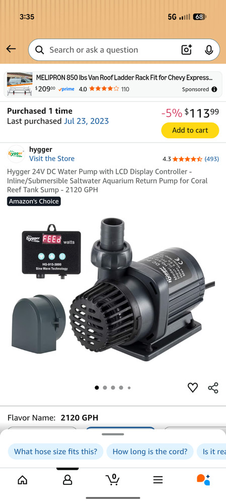 full saltwater aquarium setup and RO/DI system