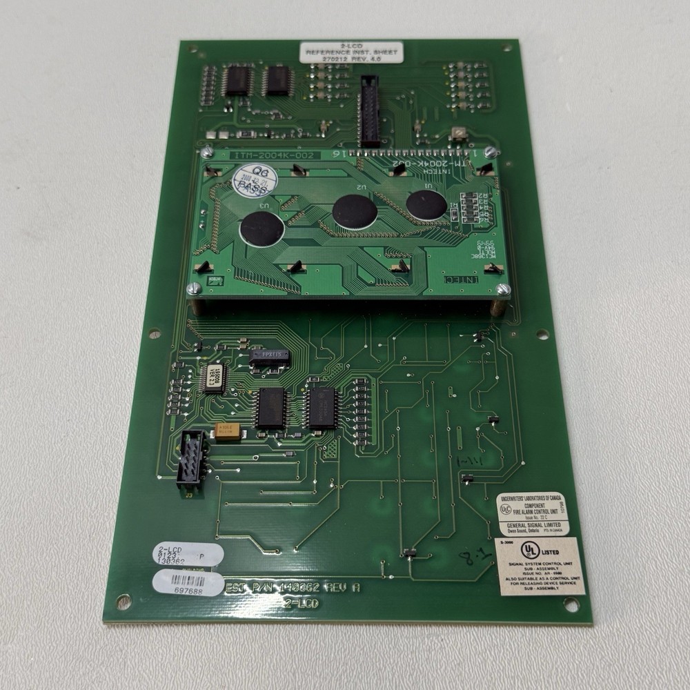 Edwards EST 2-LCD Fire Alarm Display for EST2