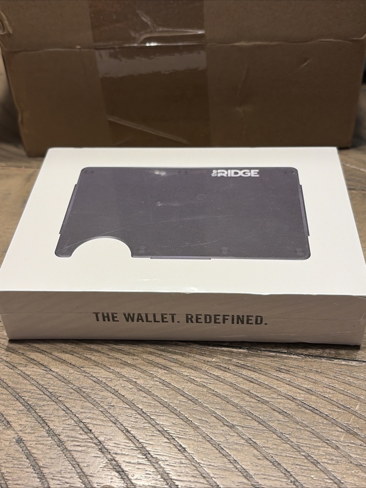 Ridge Slim RFID Blocking Wallet Money Clip Card Holder Black Aluminum New Sealed