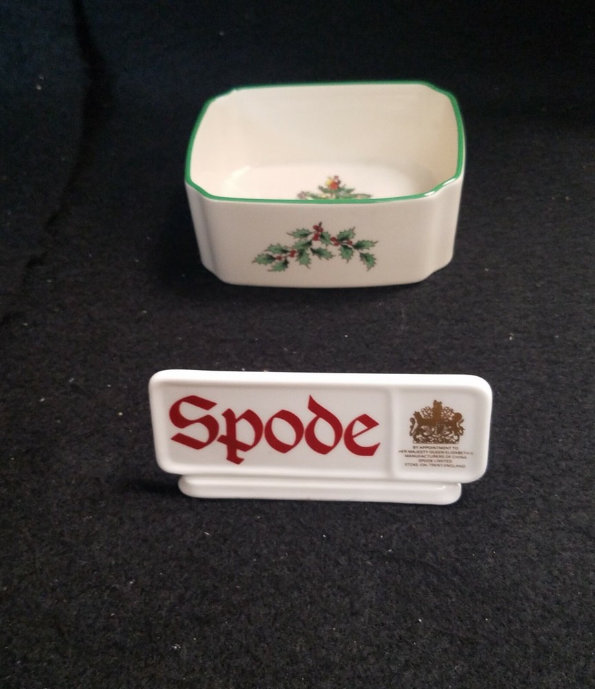 Spode Christmas Tree Medium Candy Dish Made In England