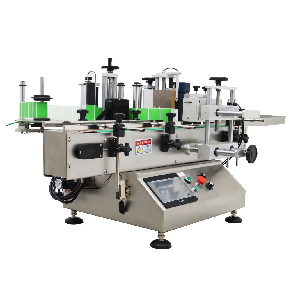 LT-150 Automatic Desktop Conveyor Round Bottle High Speed Labeling Machine 110V