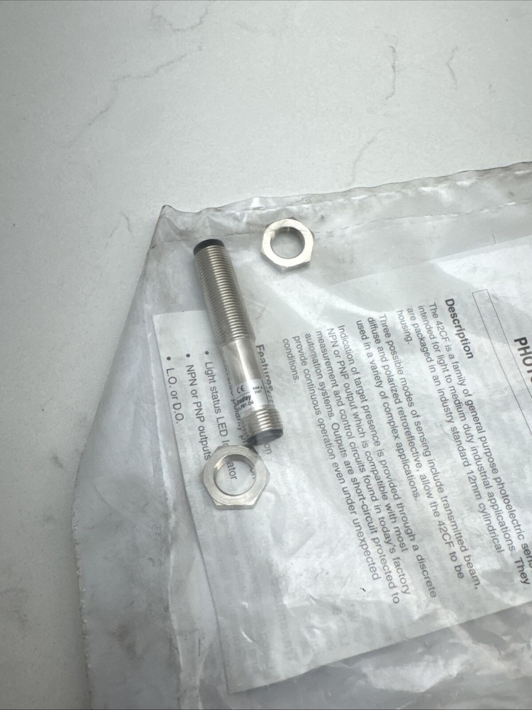 ✅ ALLEN BRADLEY TRANSMITTED BEAM SENSOR 42CF-R1LPB1-D4