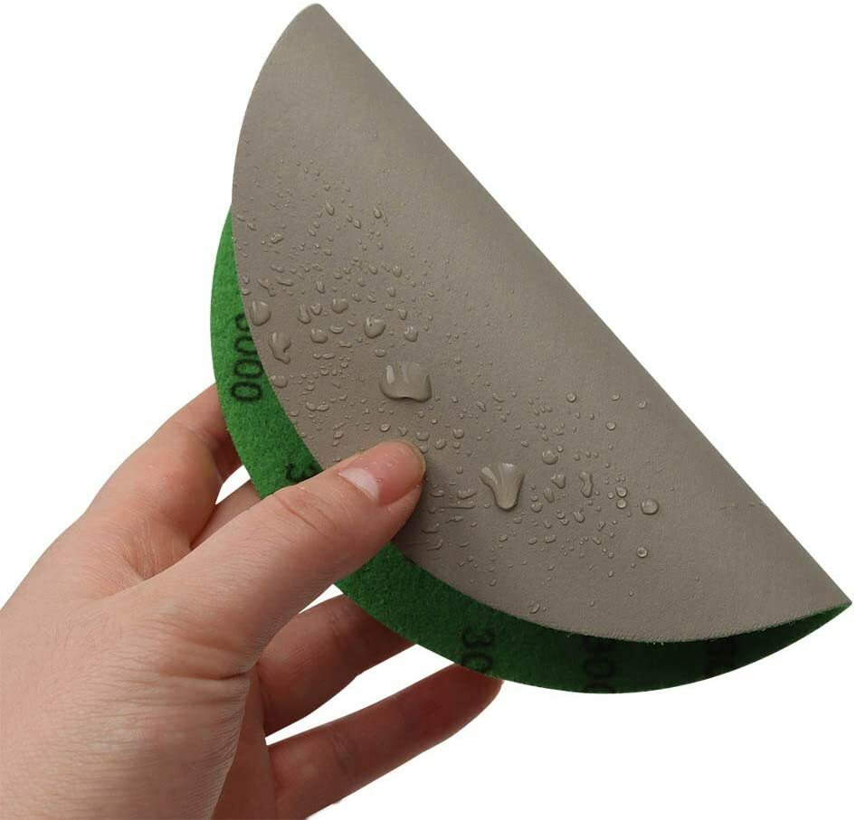 6 inch Hook Loop Sanding Discs 3000 4000 5000 7000 10000 Grit Wet Dry Sandpaper