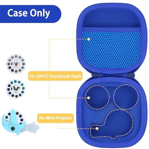 Hard Carrying Case Replacement for Moonlite Mini Projector Gift Pack Deep Blue