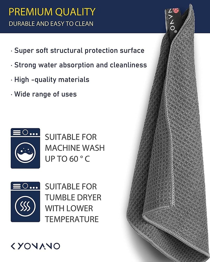 4 Pack Barista Micro Cleaning Towels for Coffee Machine