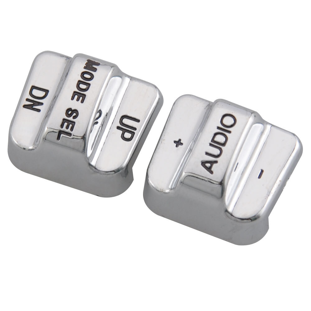 Chrome Hand Control Switch Button Caps For Harley Electra Glide FLHTCU 1996-2013